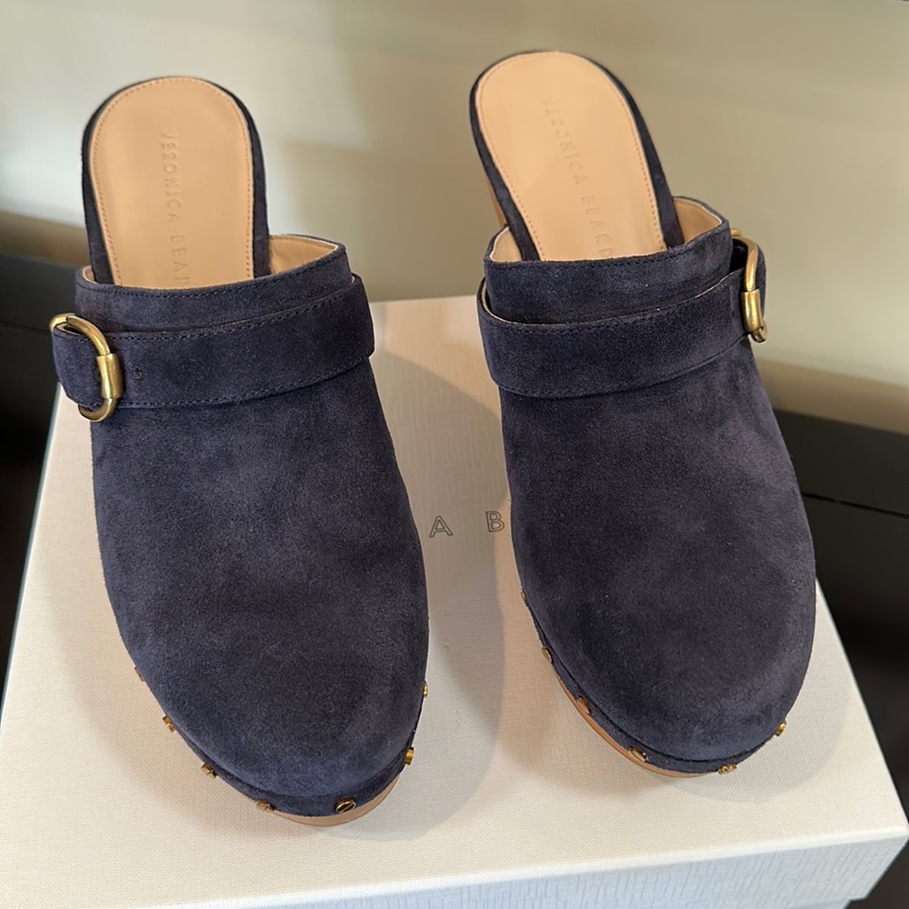 Veronica Beard Hendrix Clog In Eclipse (Navy) - image 3